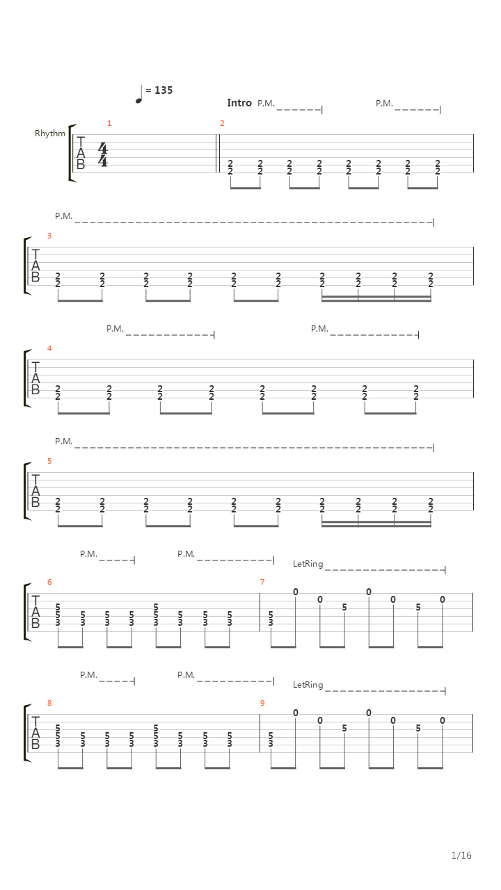 Tunnels吉他谱