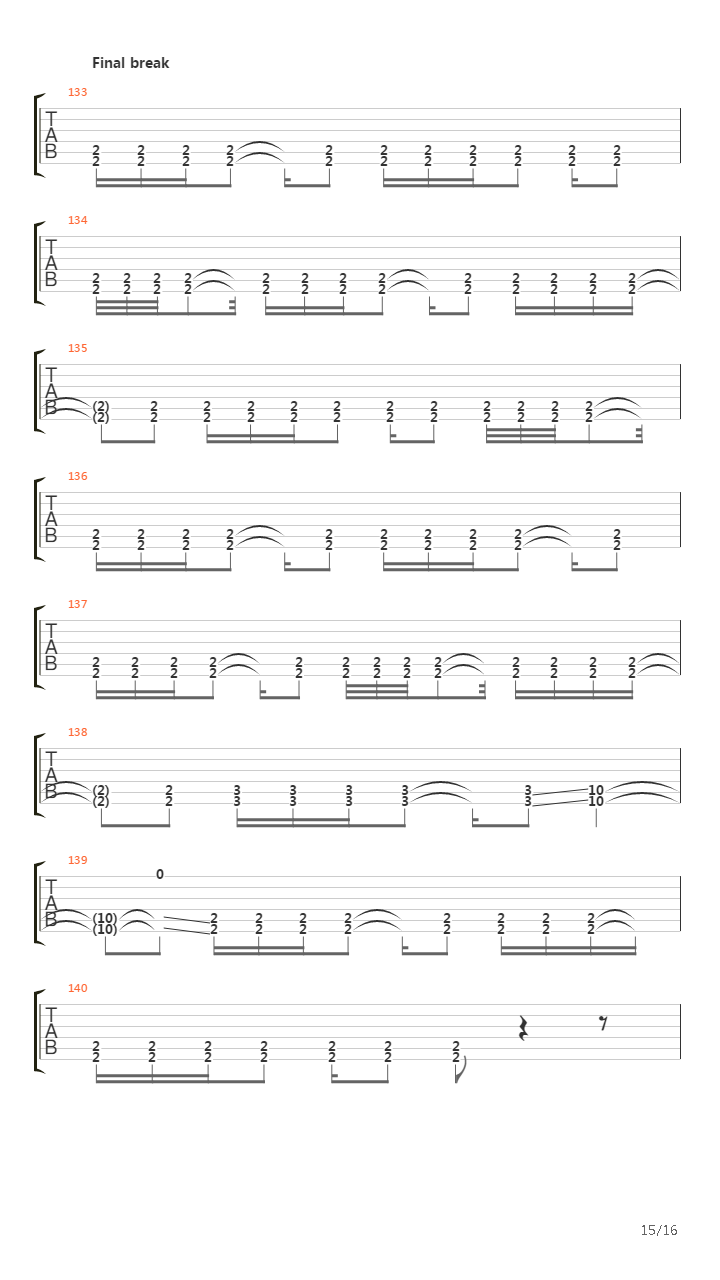 Tunnels吉他谱