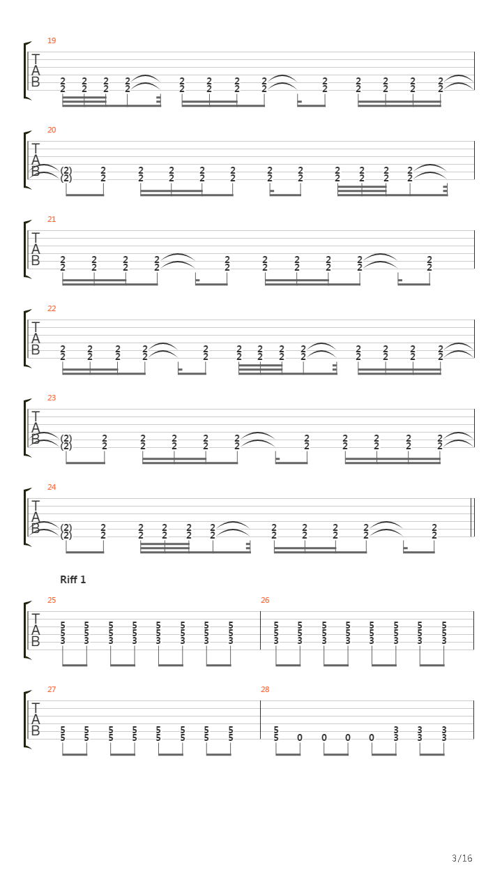 Tunnels吉他谱