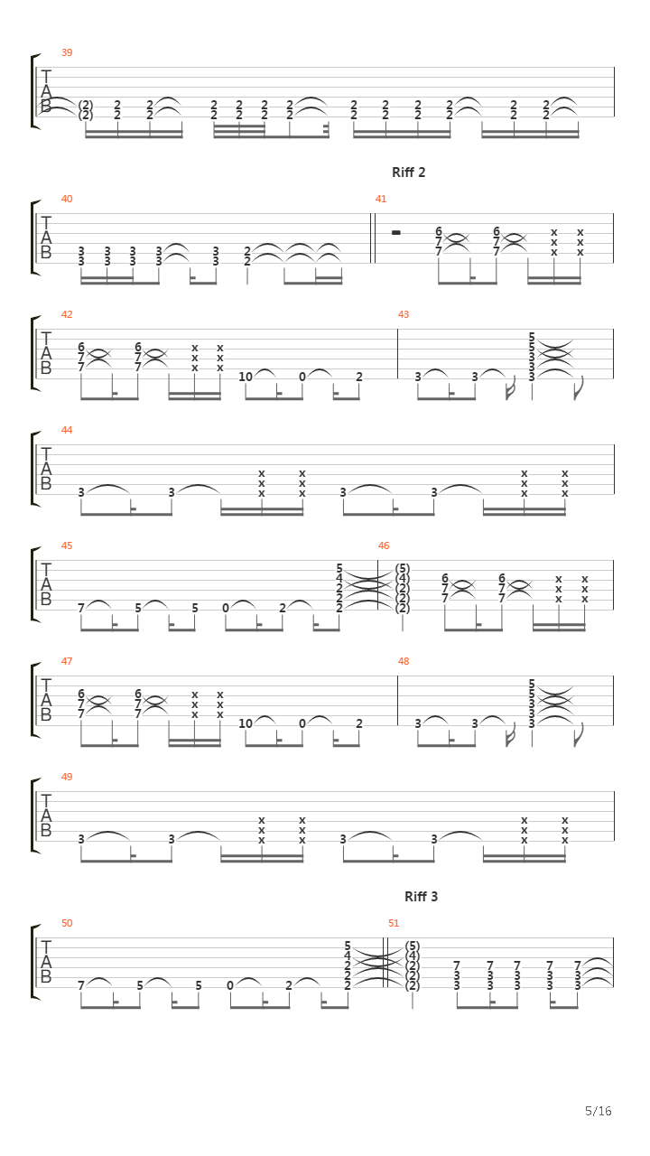 Tunnels吉他谱