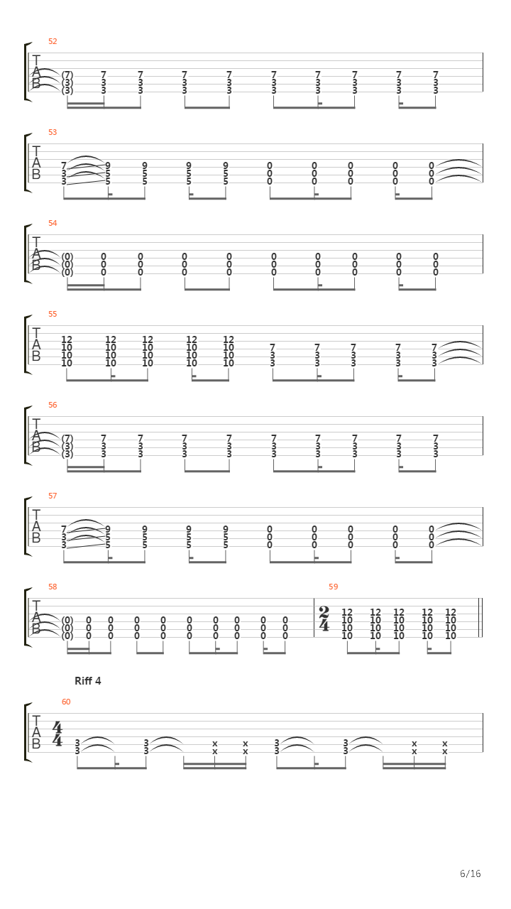 Tunnels吉他谱