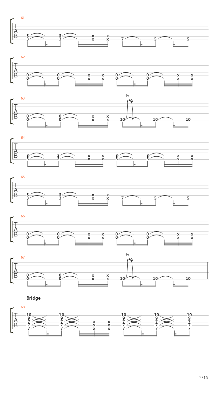 Tunnels吉他谱