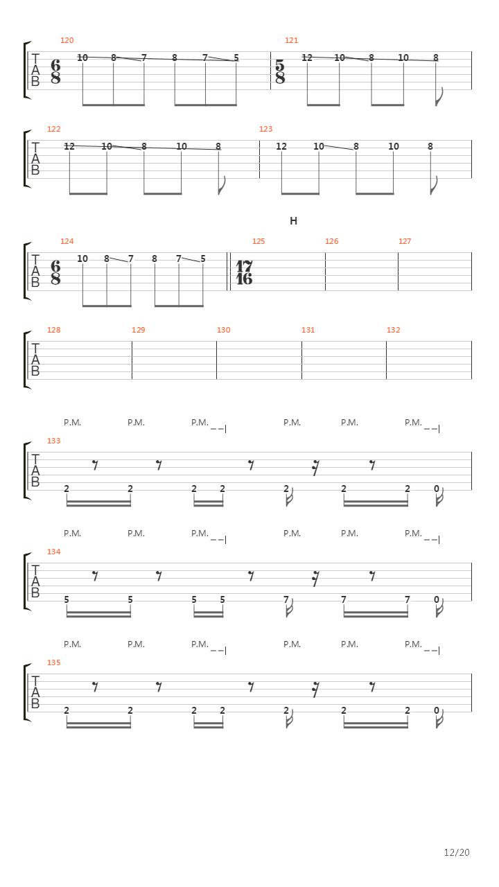 Digital Gerrymandering吉他谱