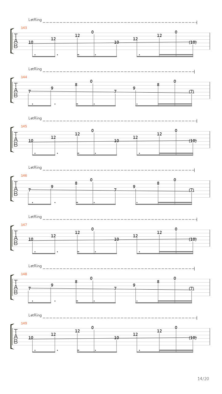 Digital Gerrymandering吉他谱