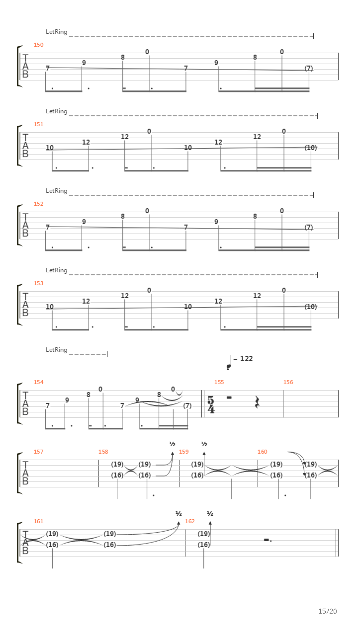 Digital Gerrymandering吉他谱