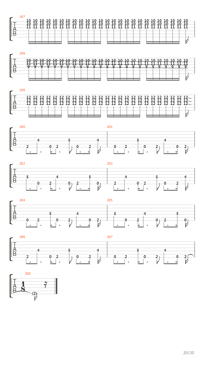 Digital Gerrymandering吉他谱