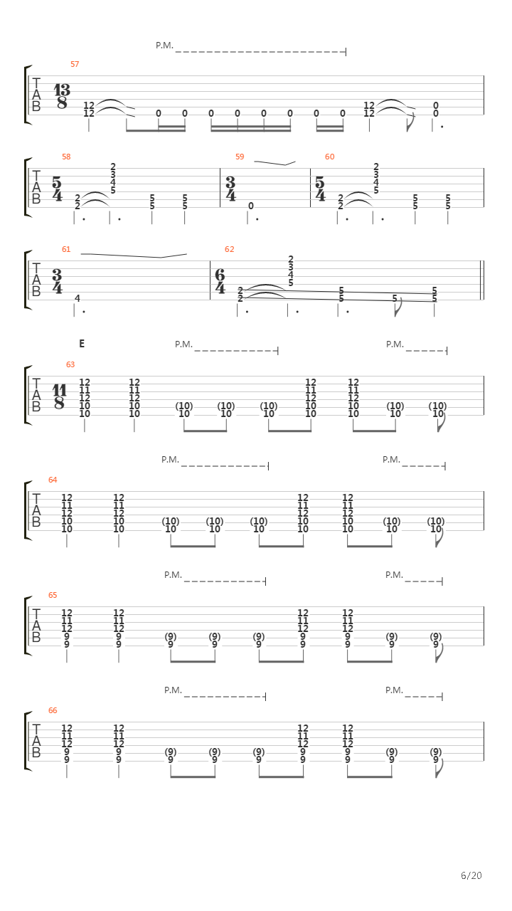 Digital Gerrymandering吉他谱