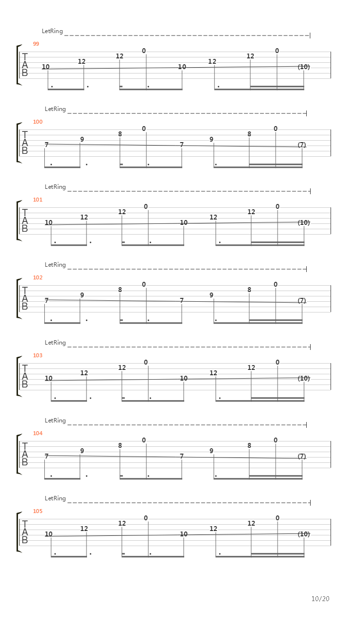 Digital Gerrymandering吉他谱