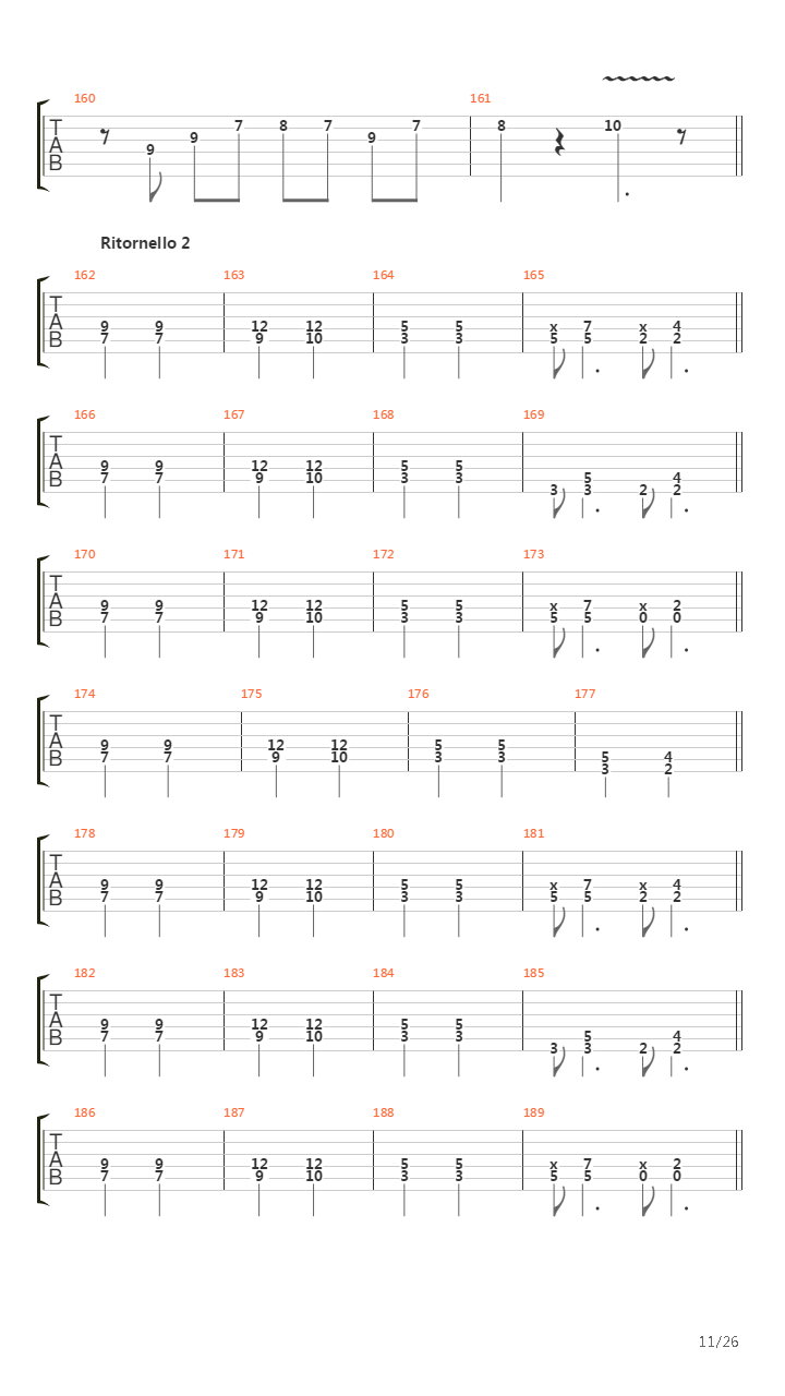 The Book Of Souls吉他谱