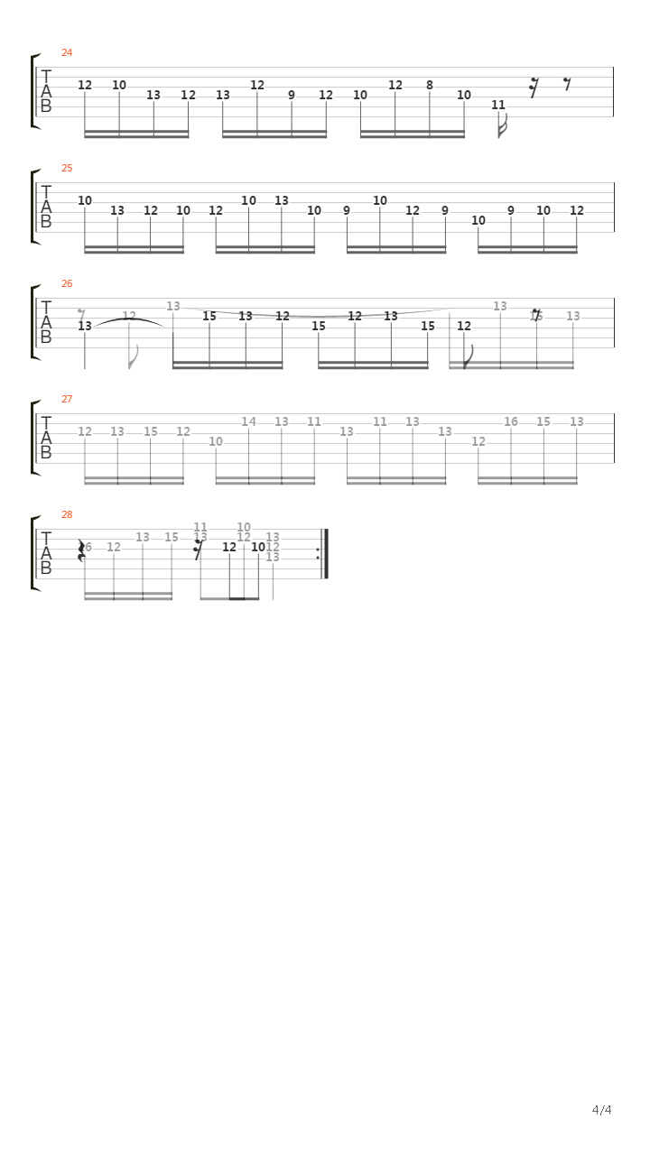 Prelude Nr 2 In Cm Bwv 871吉他谱