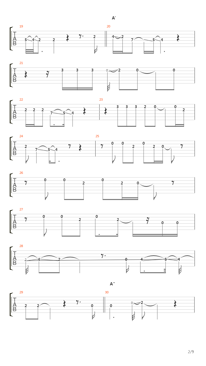 Querida吉他谱