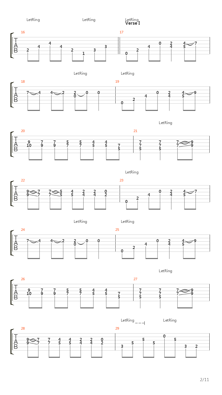 Beginning Of The End吉他谱