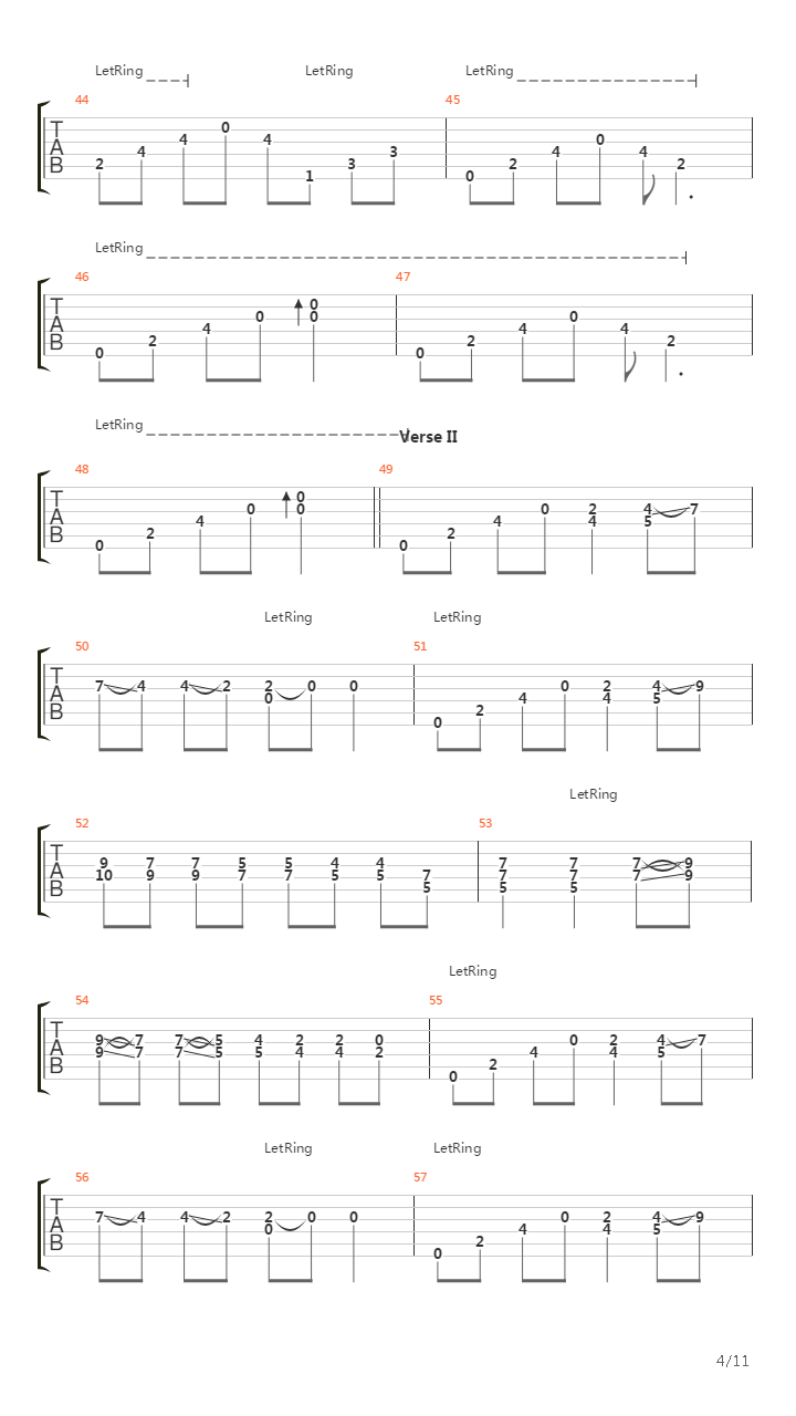 Beginning Of The End吉他谱