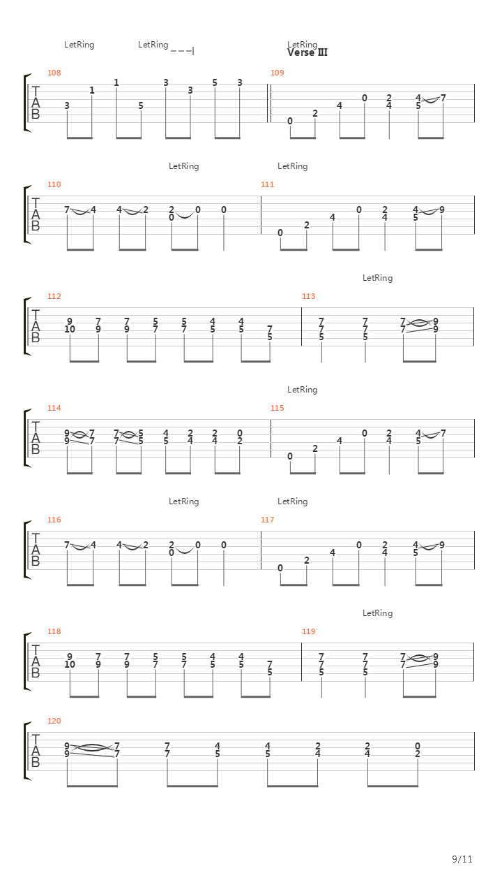 Beginning Of The End吉他谱