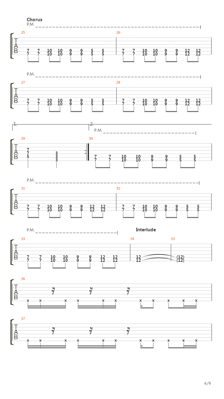 Apathy吉他谱