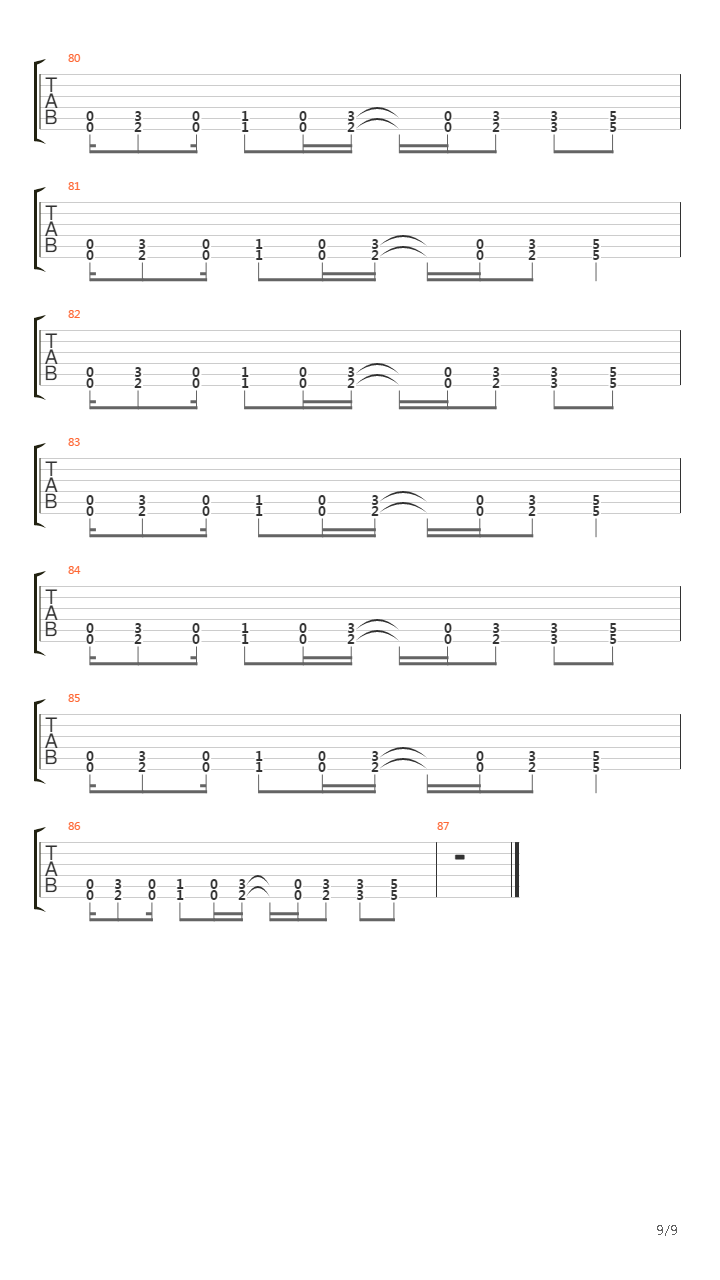 Apathy吉他谱