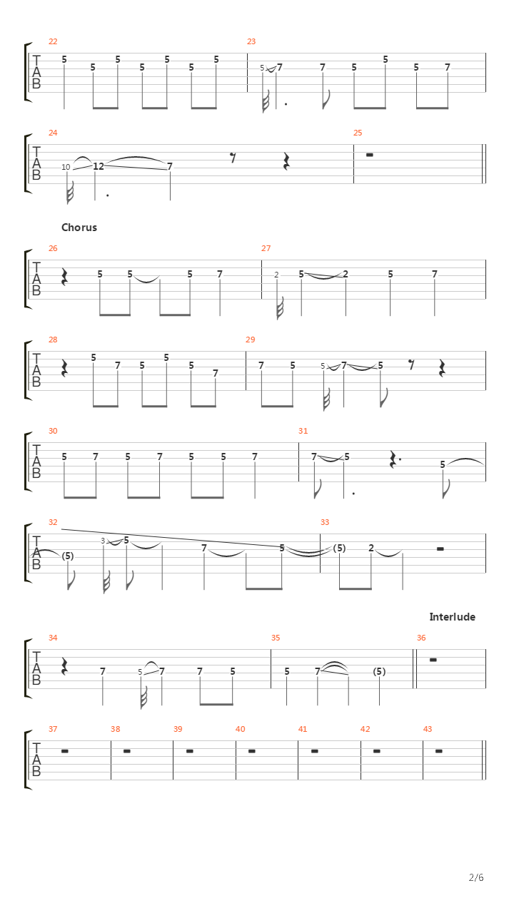 Magdalene吉他谱