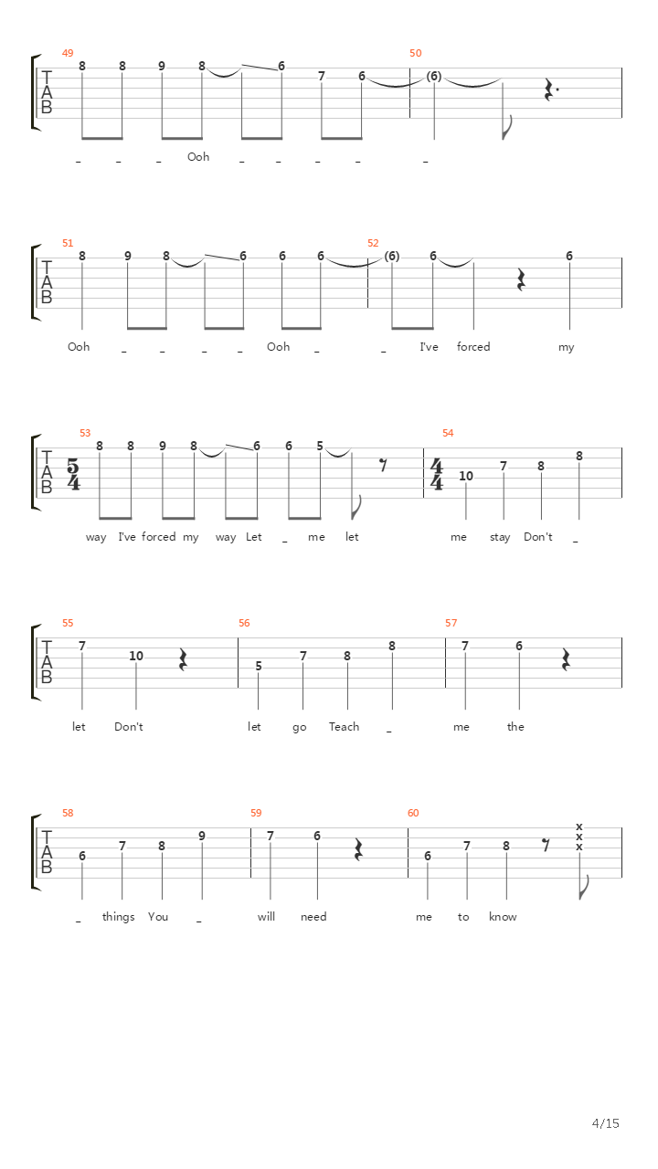 Forced Entry吉他谱