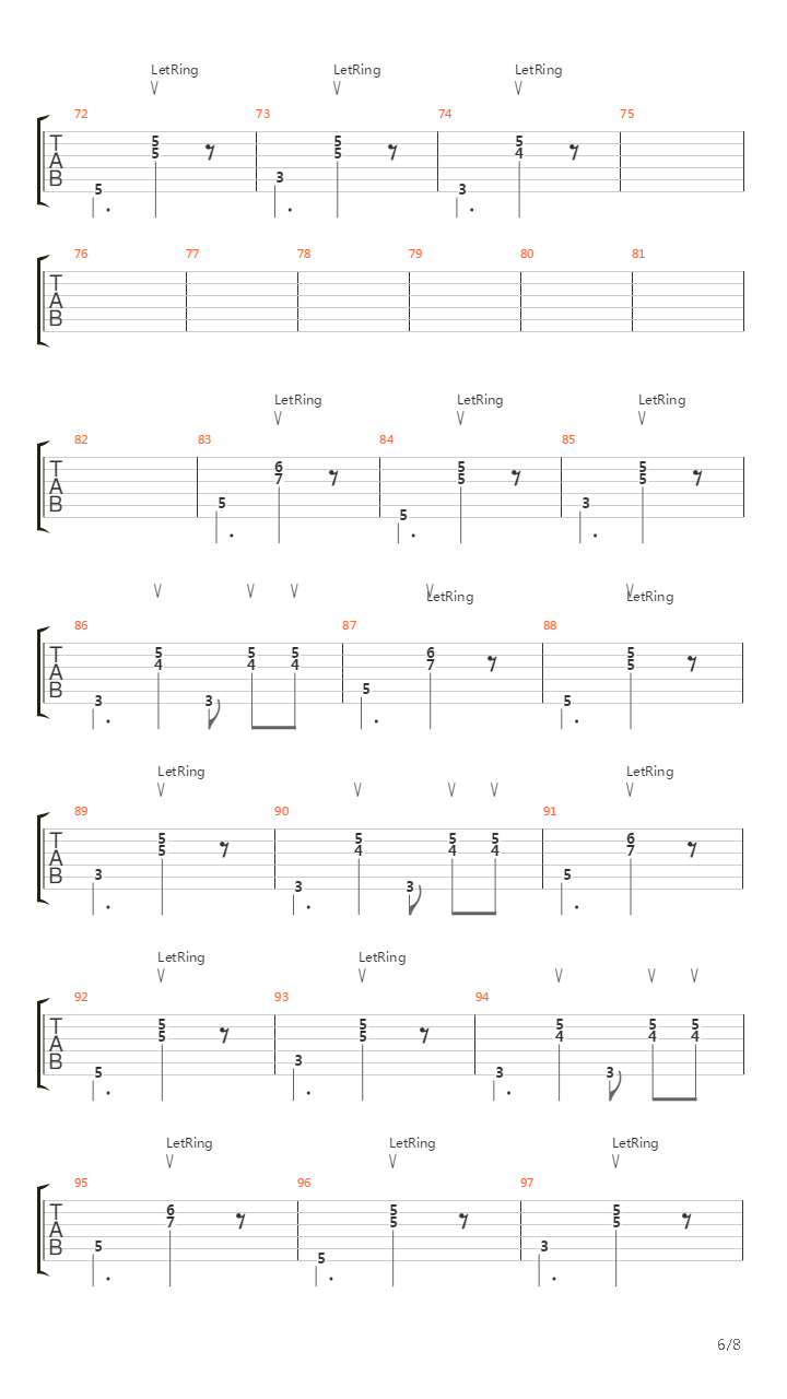 Easy Way Out吉他谱