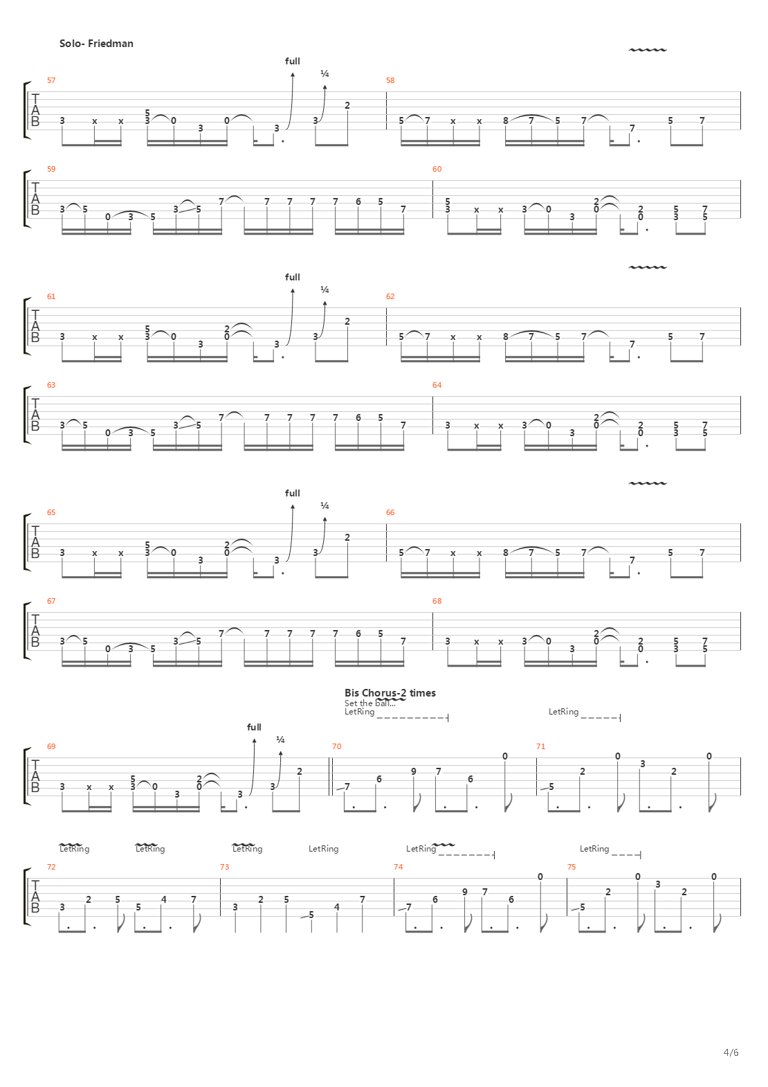 Train Of Consequences吉他谱