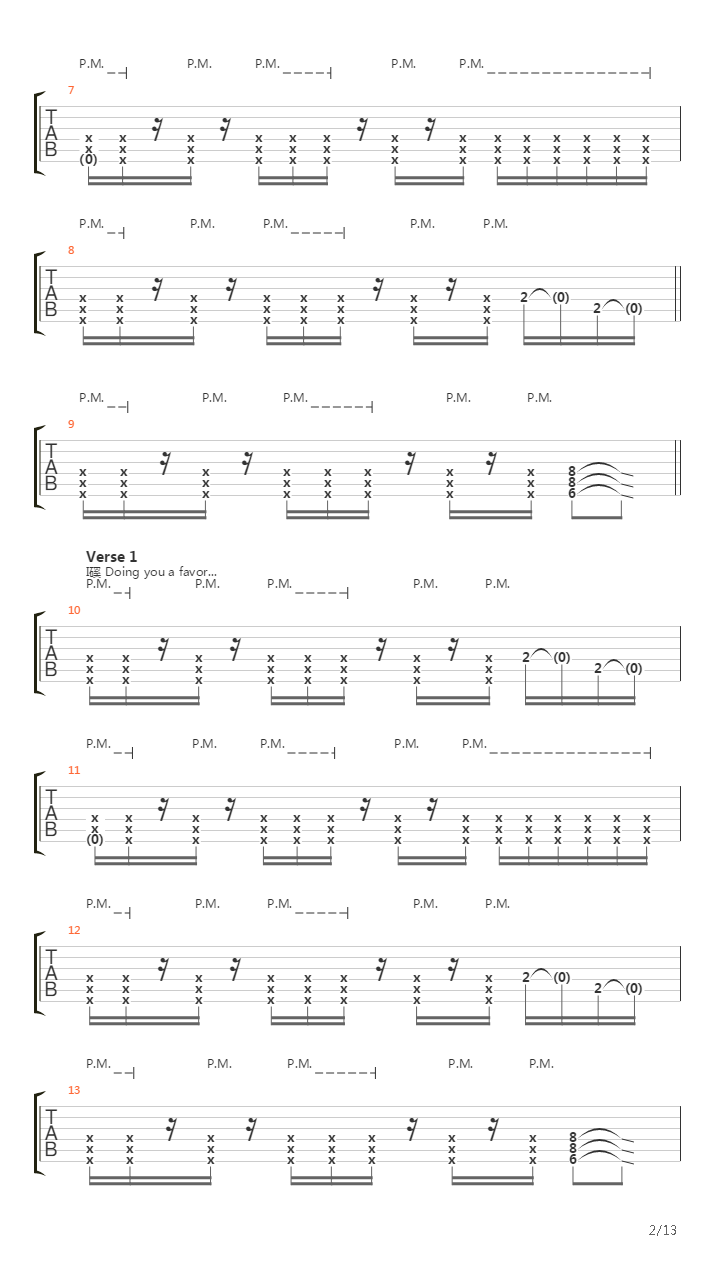 Train Of Consequences吉他谱