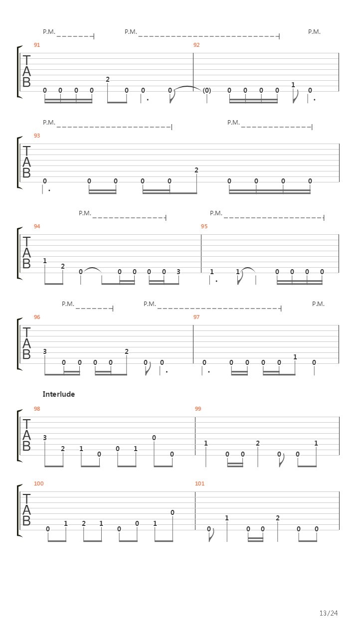 Obzen吉他谱