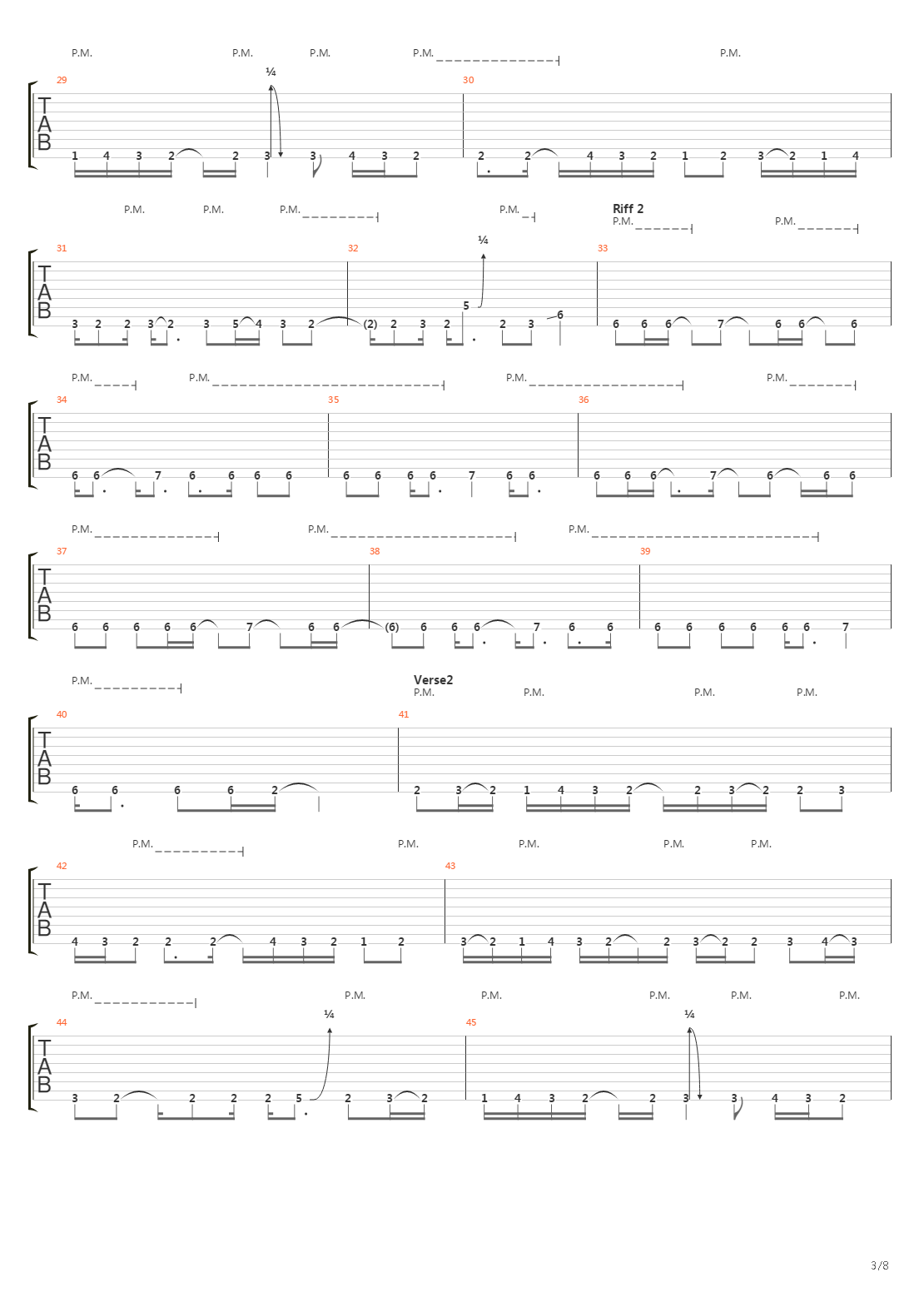 Stifled吉他谱