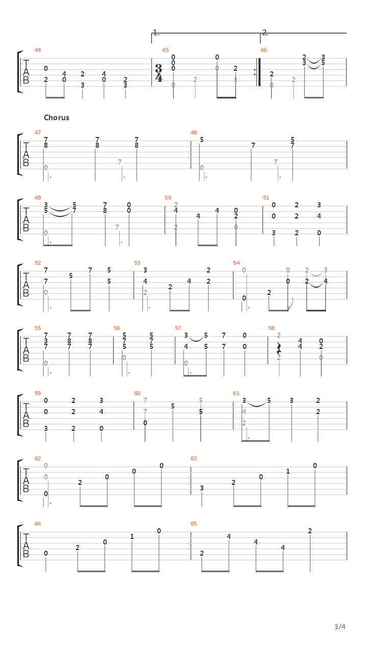 Coventry Carol吉他谱