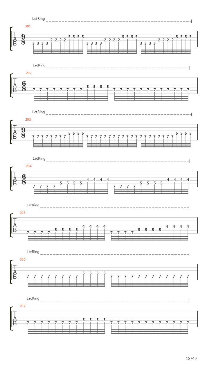 Il Flaen吉他谱