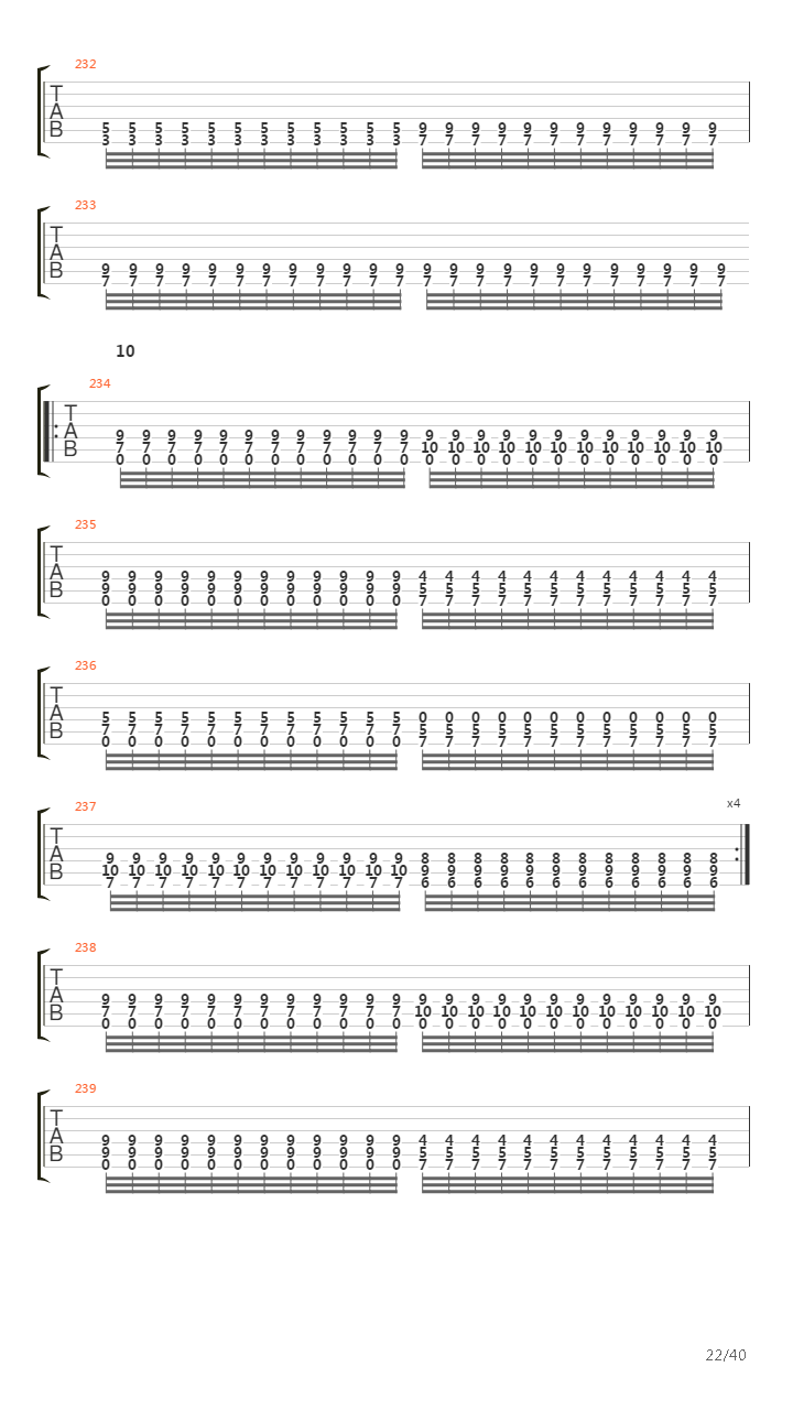 Il Flaen吉他谱