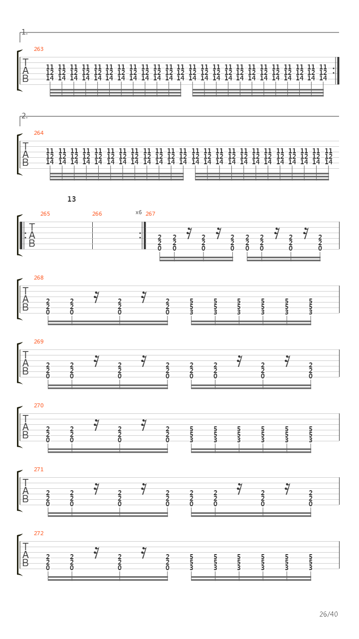 Il Flaen吉他谱