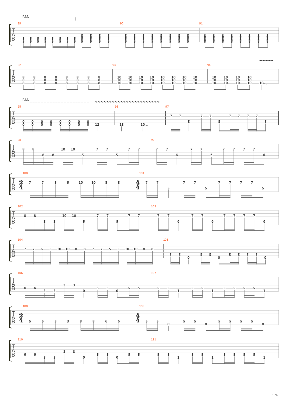 Oxygen吉他谱
