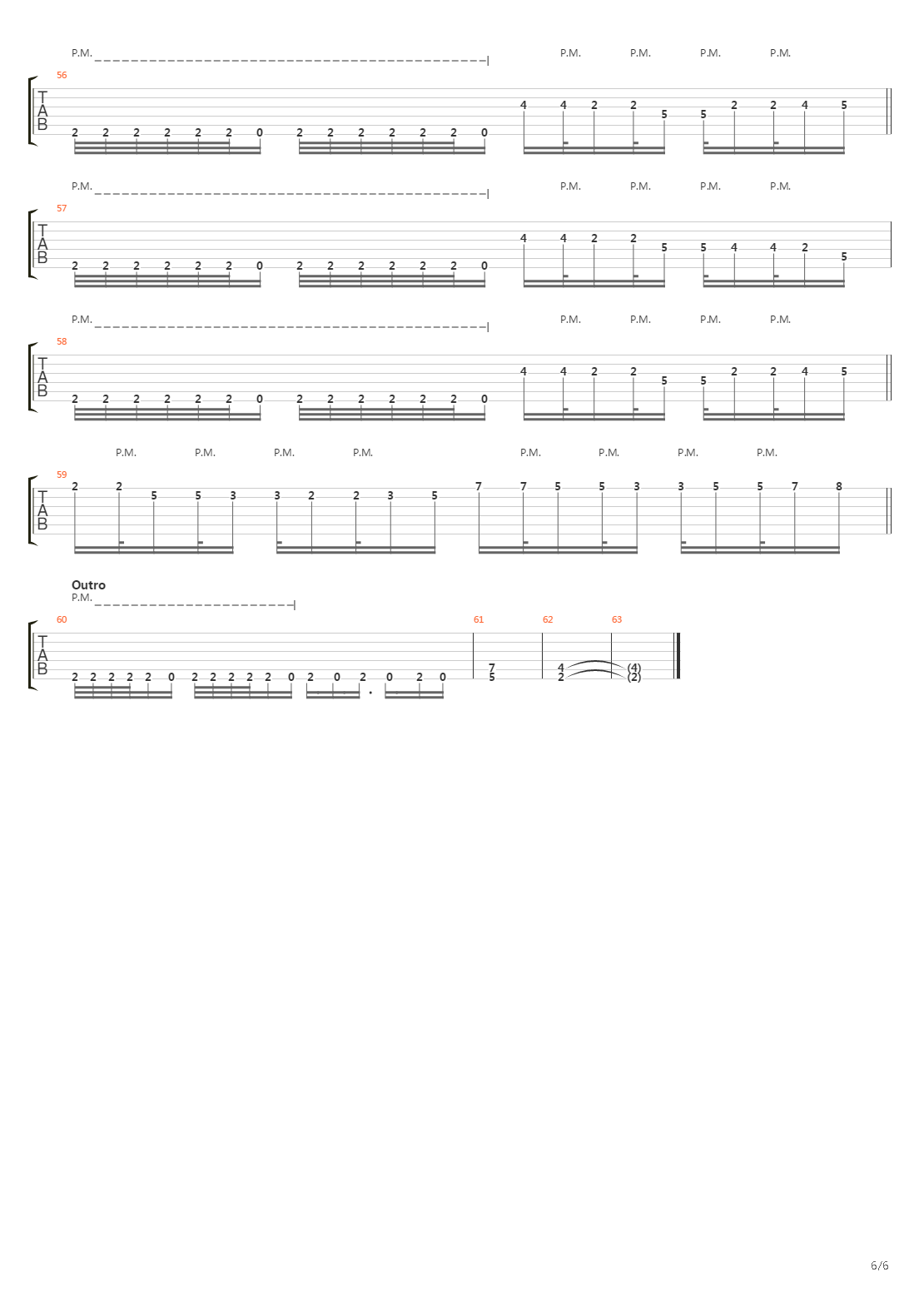 Termination吉他谱