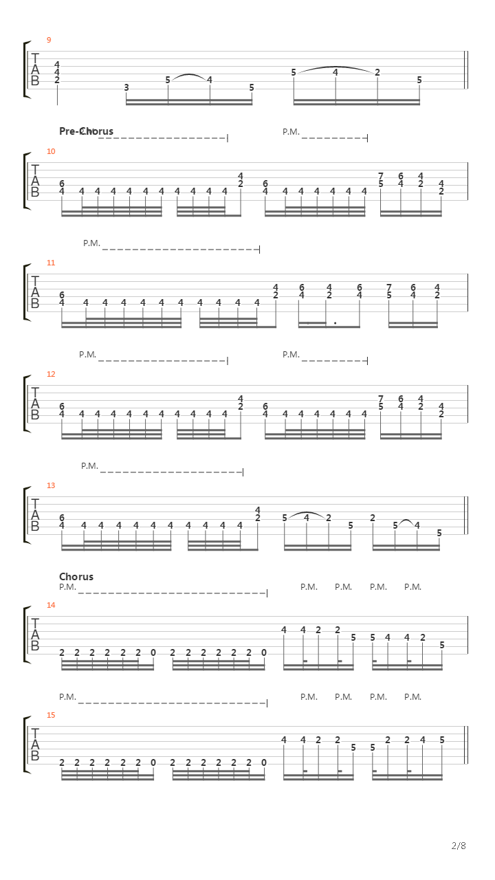 Termination吉他谱