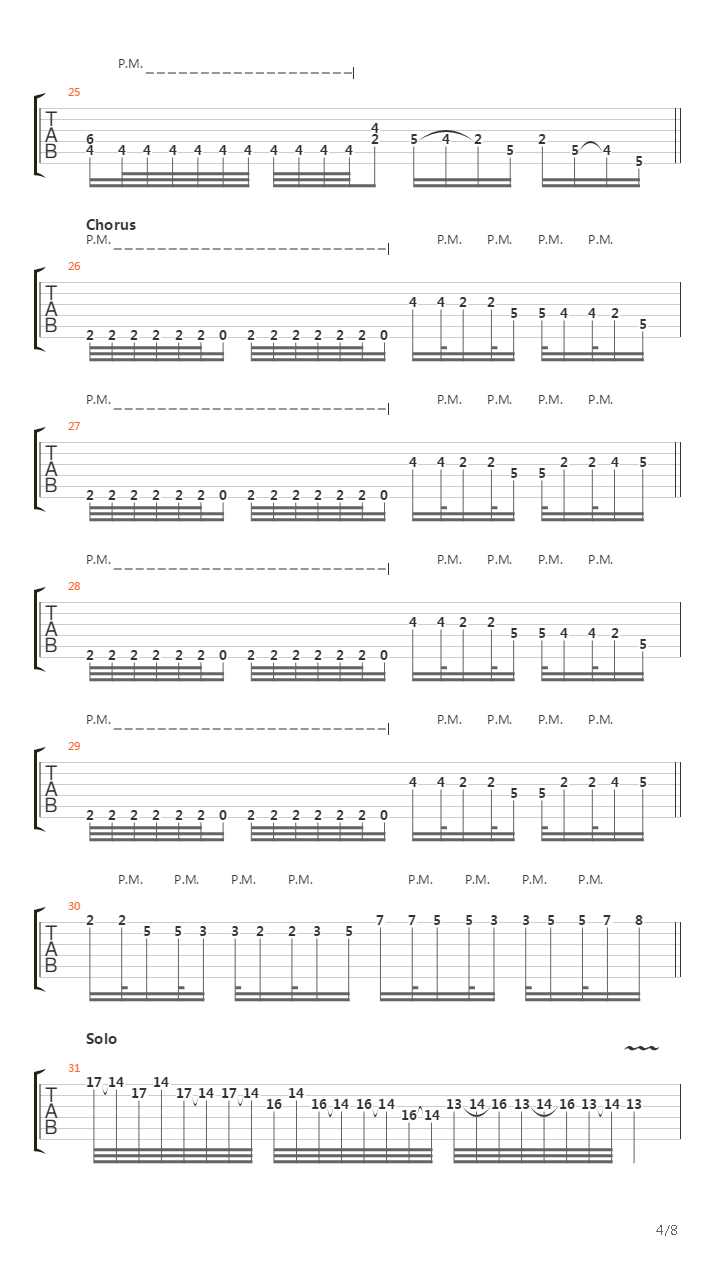 Termination吉他谱