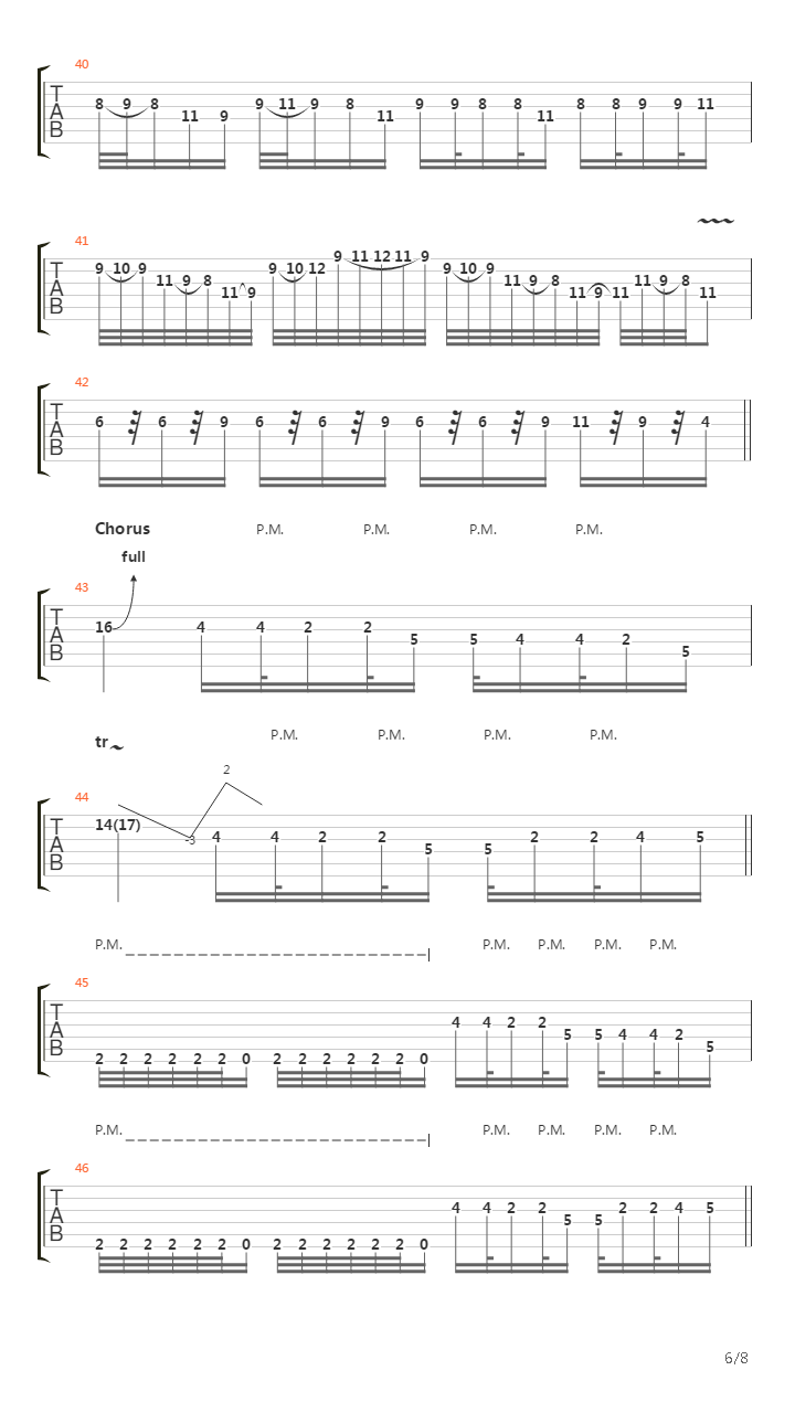 Termination吉他谱