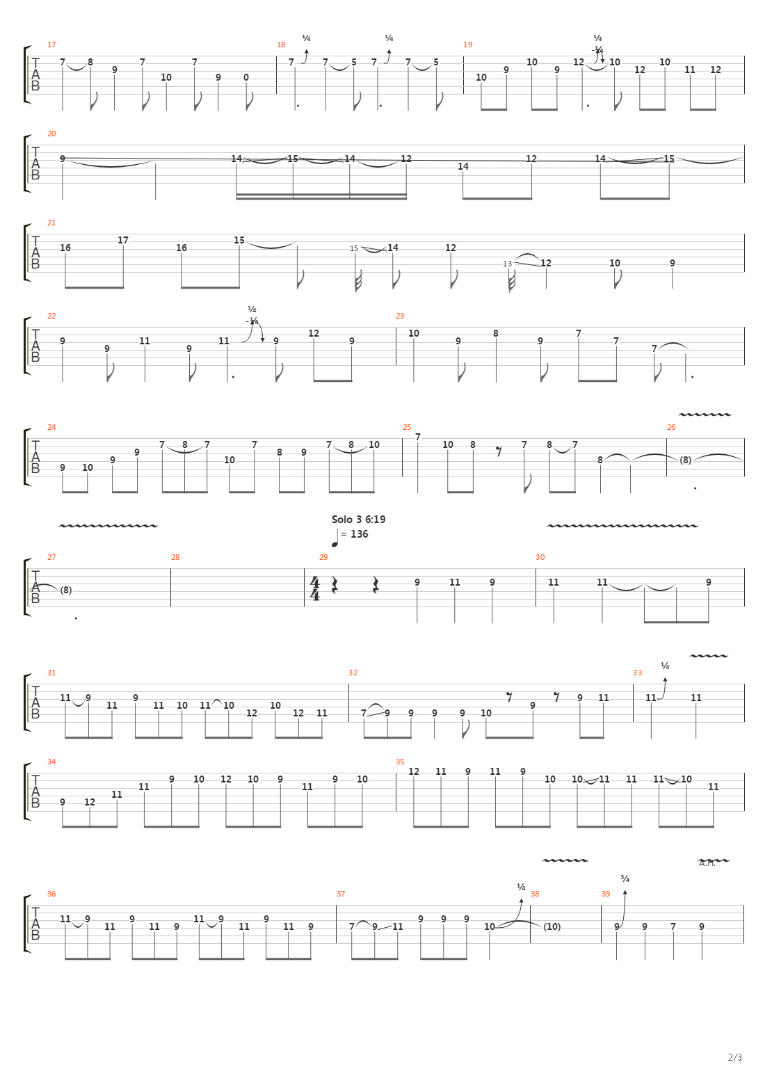 Beneath The Mire吉他谱