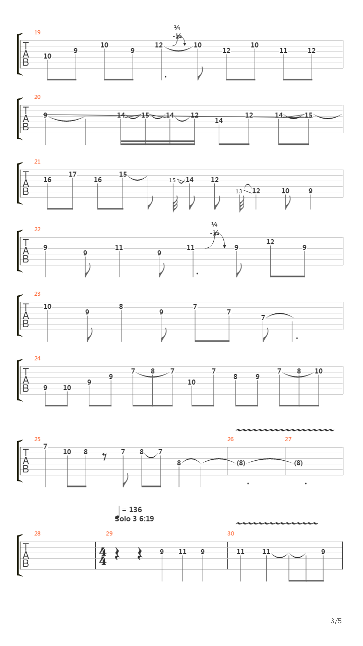Beneath The Mire吉他谱