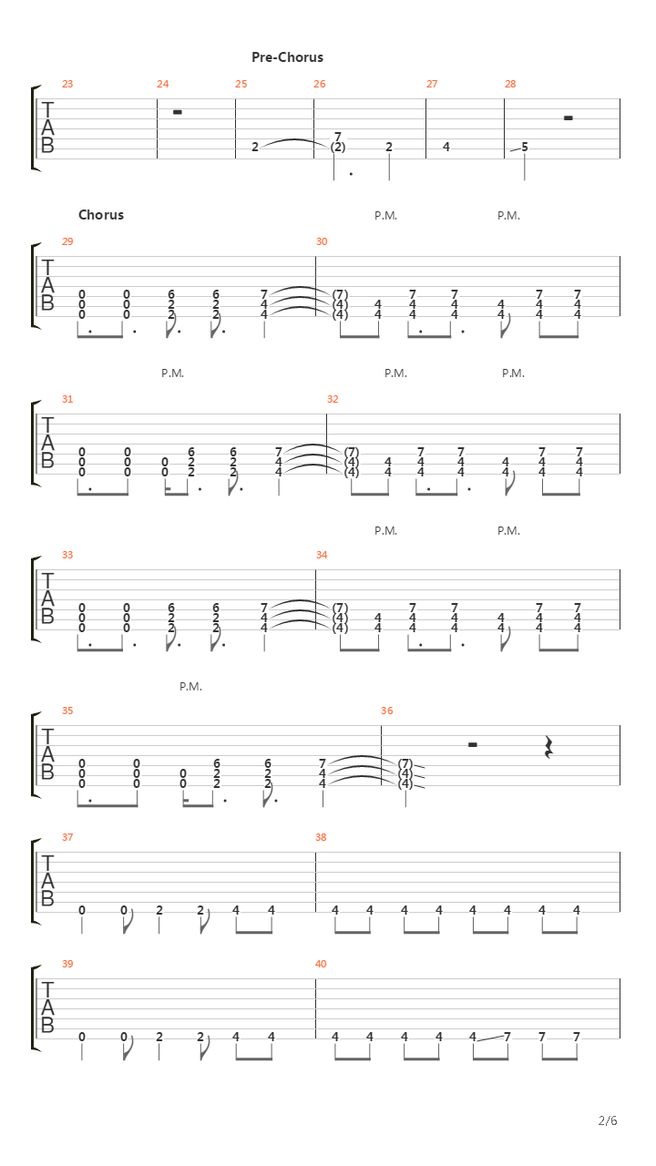 Maps吉他谱