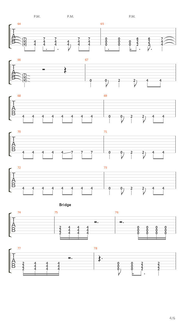 Maps吉他谱