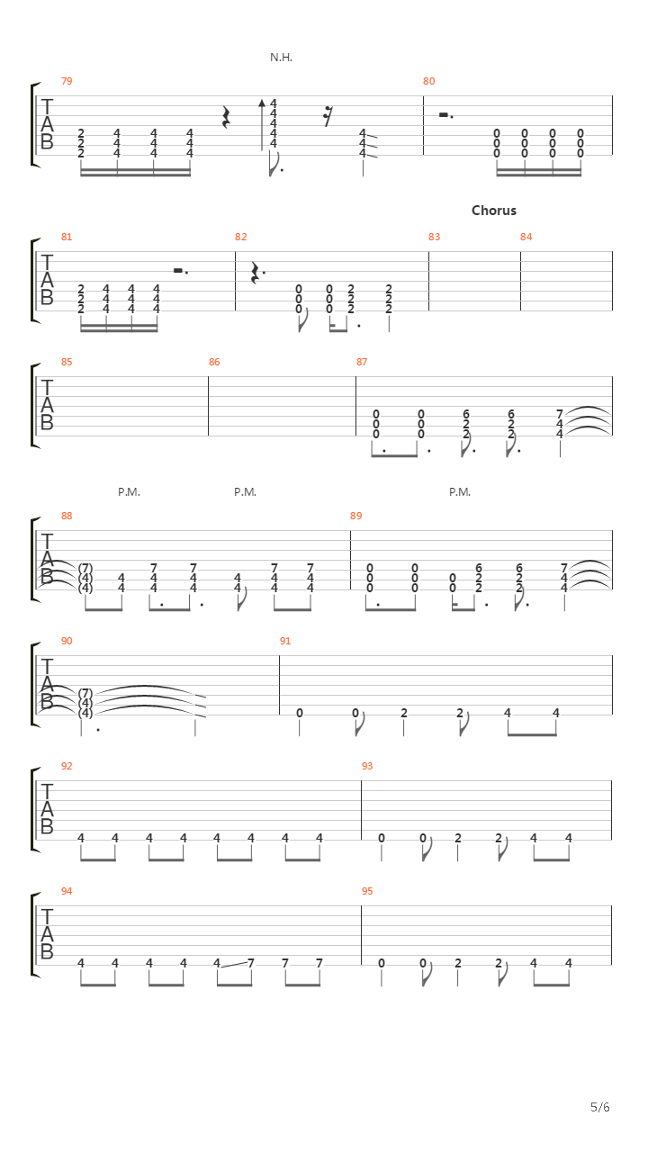 Maps吉他谱