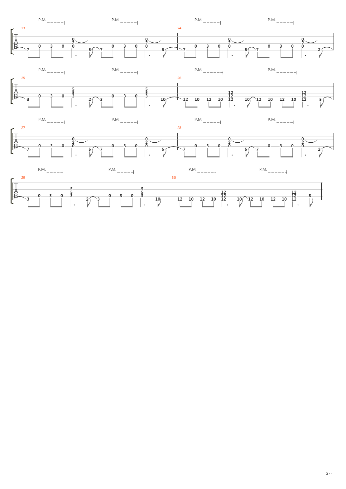 Higher吉他谱