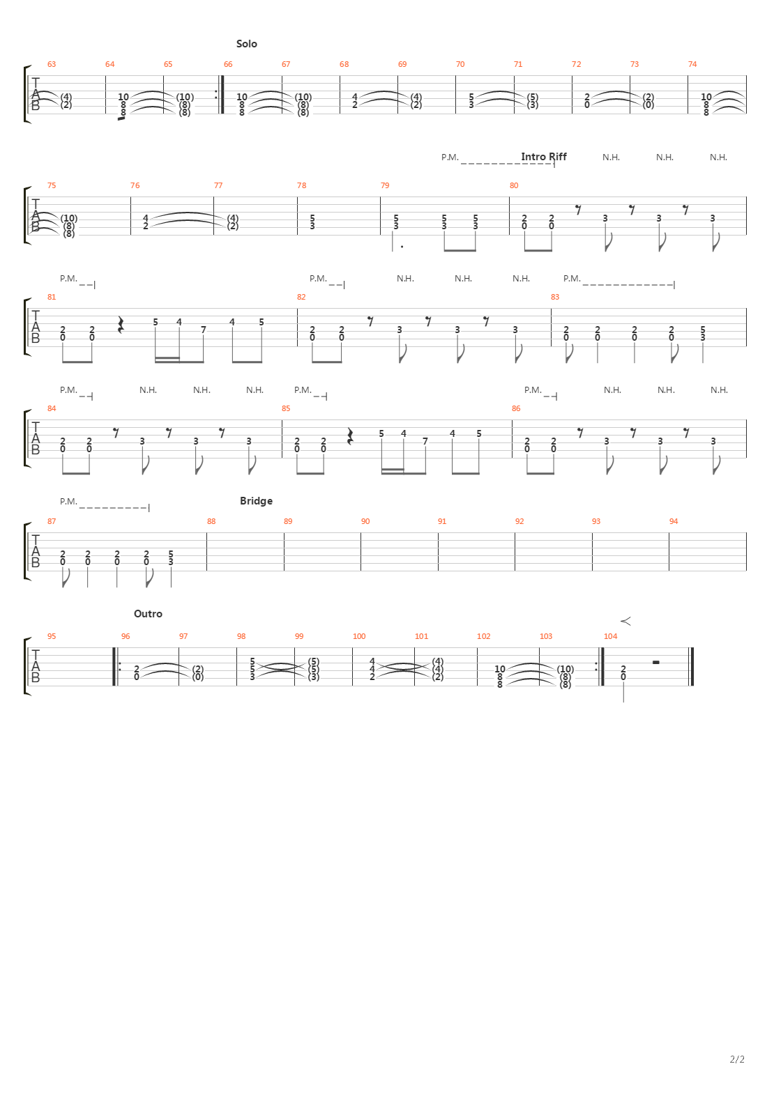 Isolate吉他谱