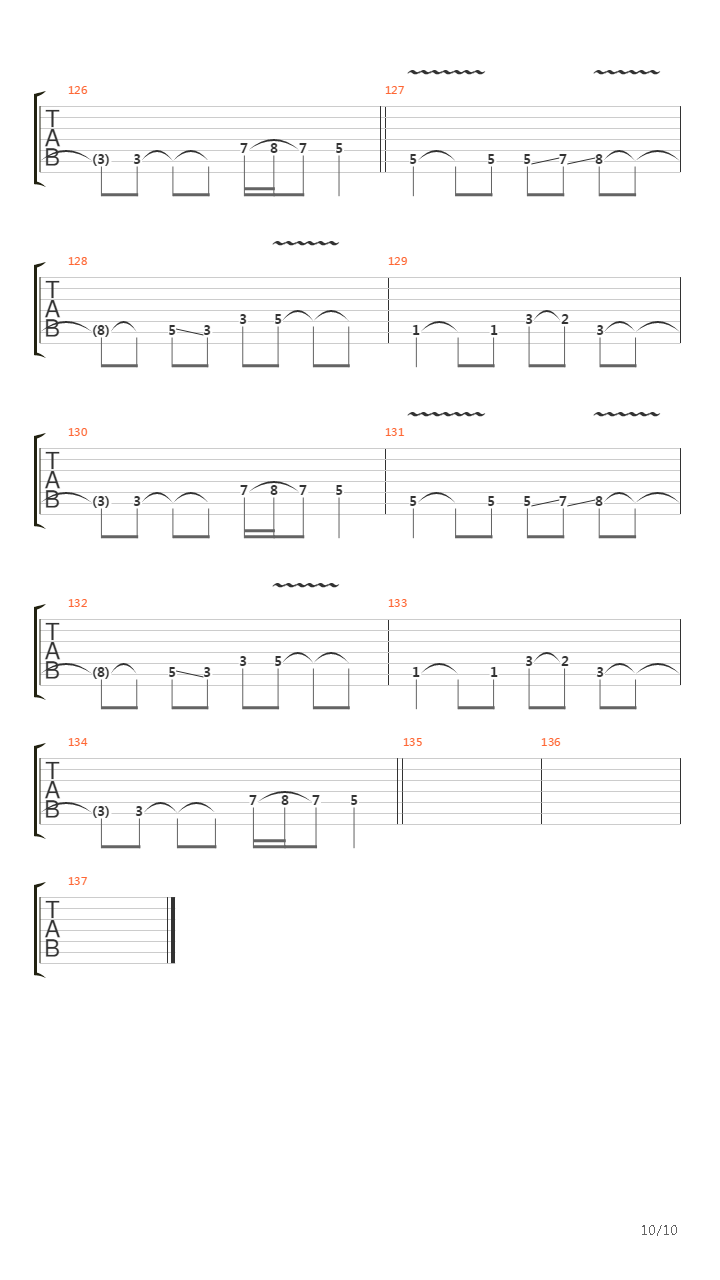 Terminal吉他谱