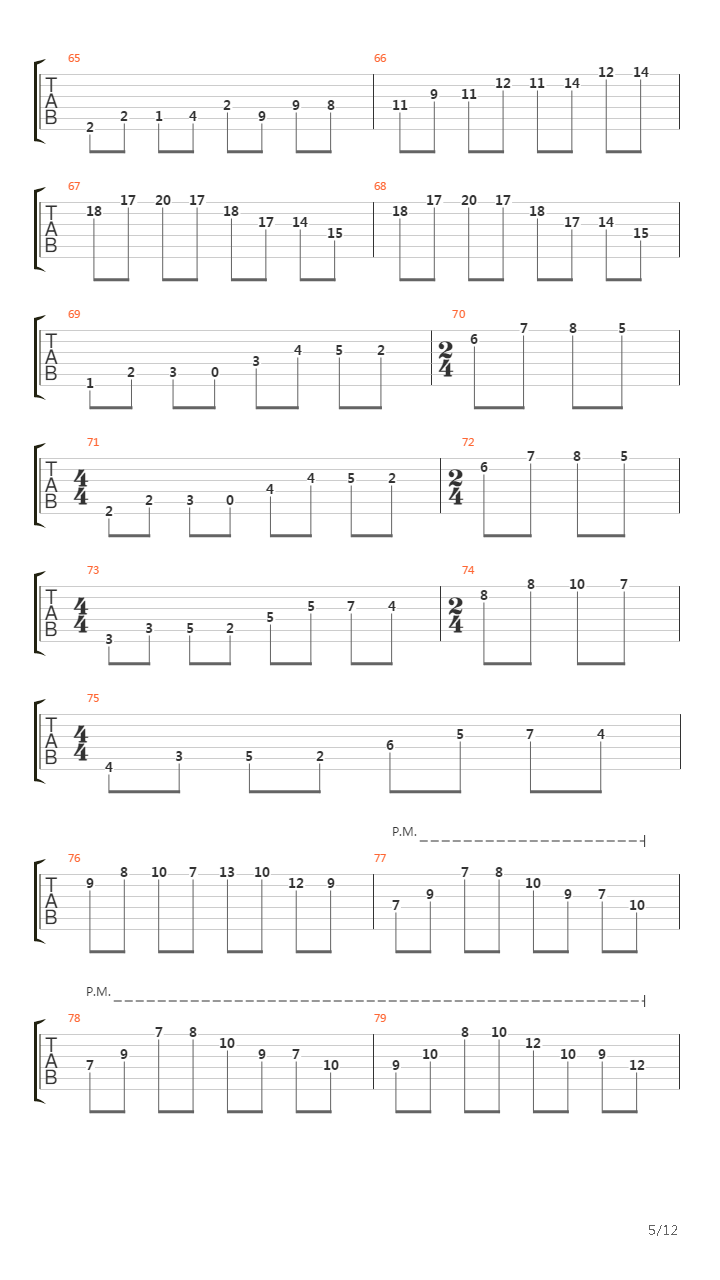 The Echo Song吉他谱