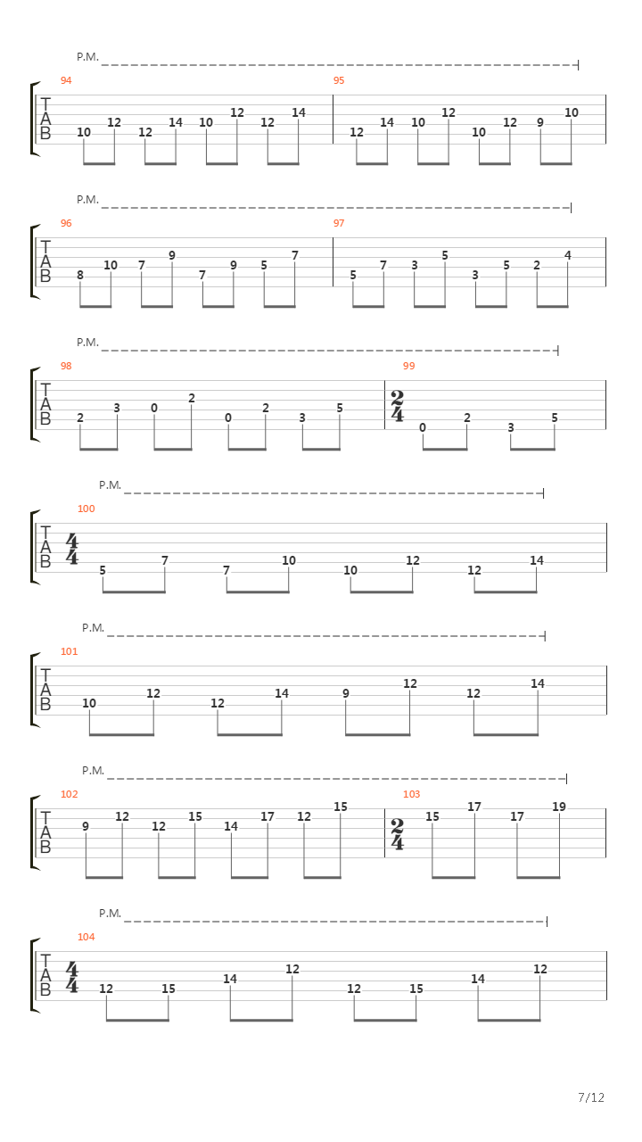 The Echo Song吉他谱