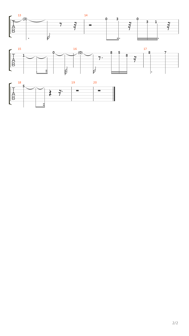 Learning To Fly 1St Solo Only吉他谱