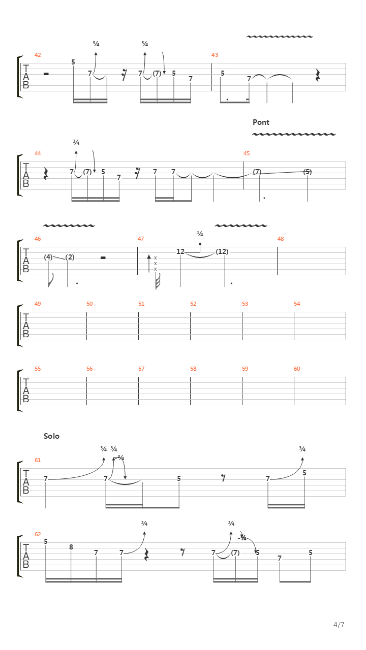 Learning To Fly吉他谱