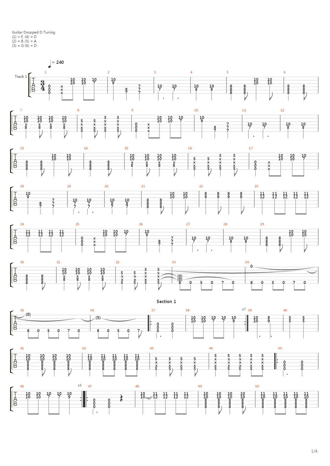 Tertium Non Datur吉他谱