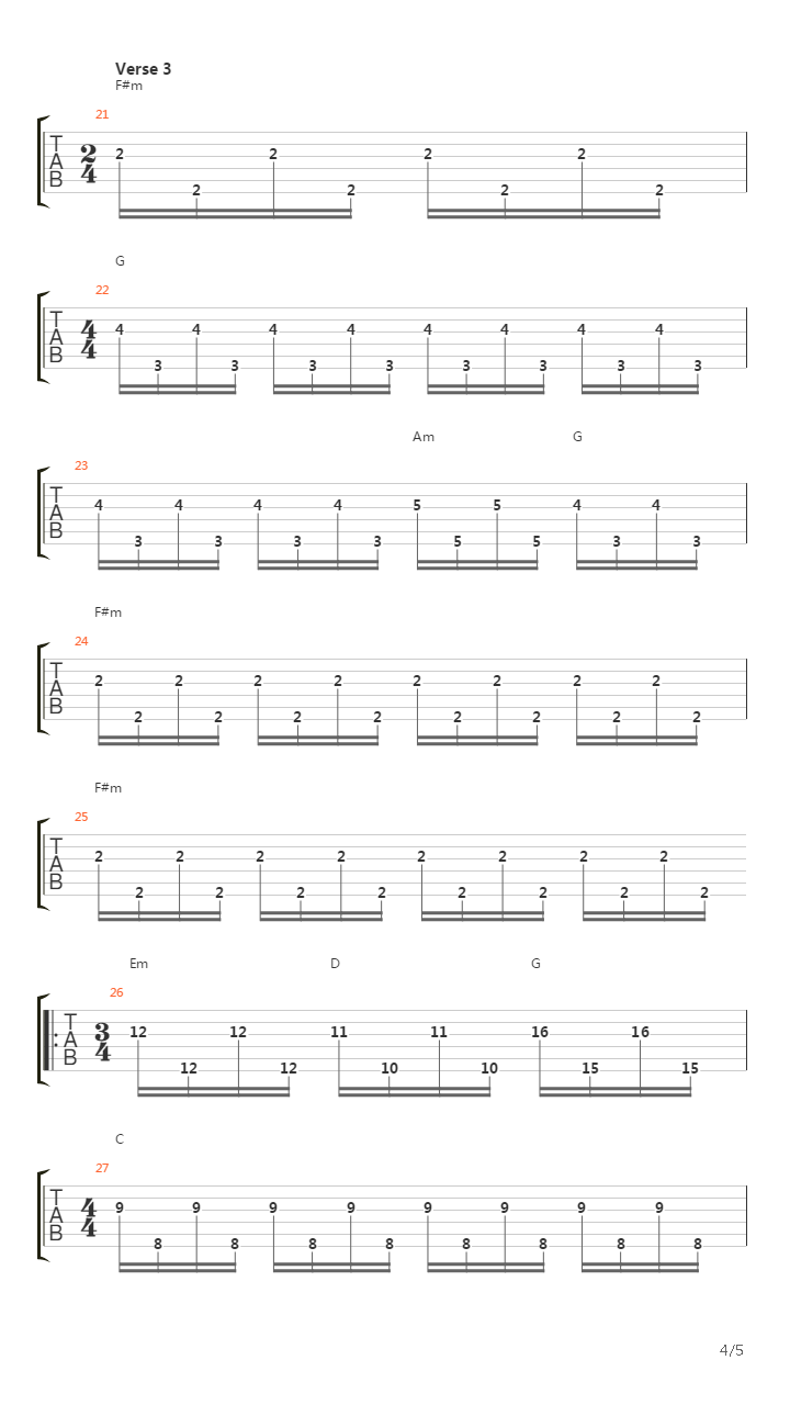 Berlin吉他谱